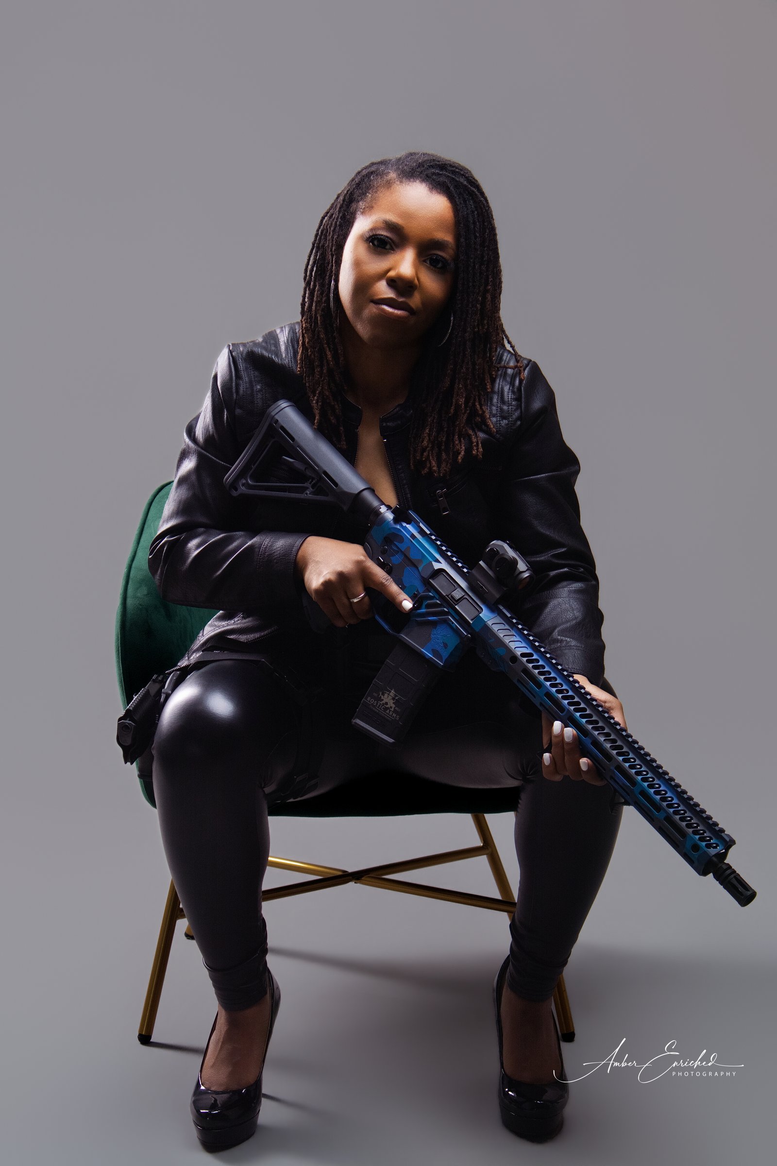 Casilda leading firearms training
